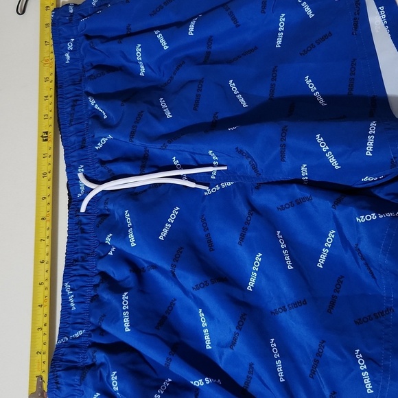 Paris 2024 Blue Swim Shorts XXL Official Olympic Merchandise Pockets - Picture 5 of 7